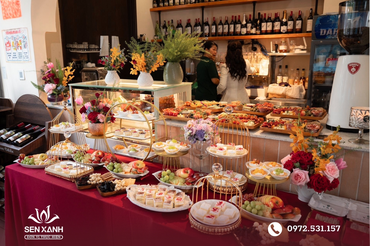Tiệc teabreak phong cách đơn giản theo các chủ đề Tiệc teabreak phong cách đơn giản theo các chủ đề