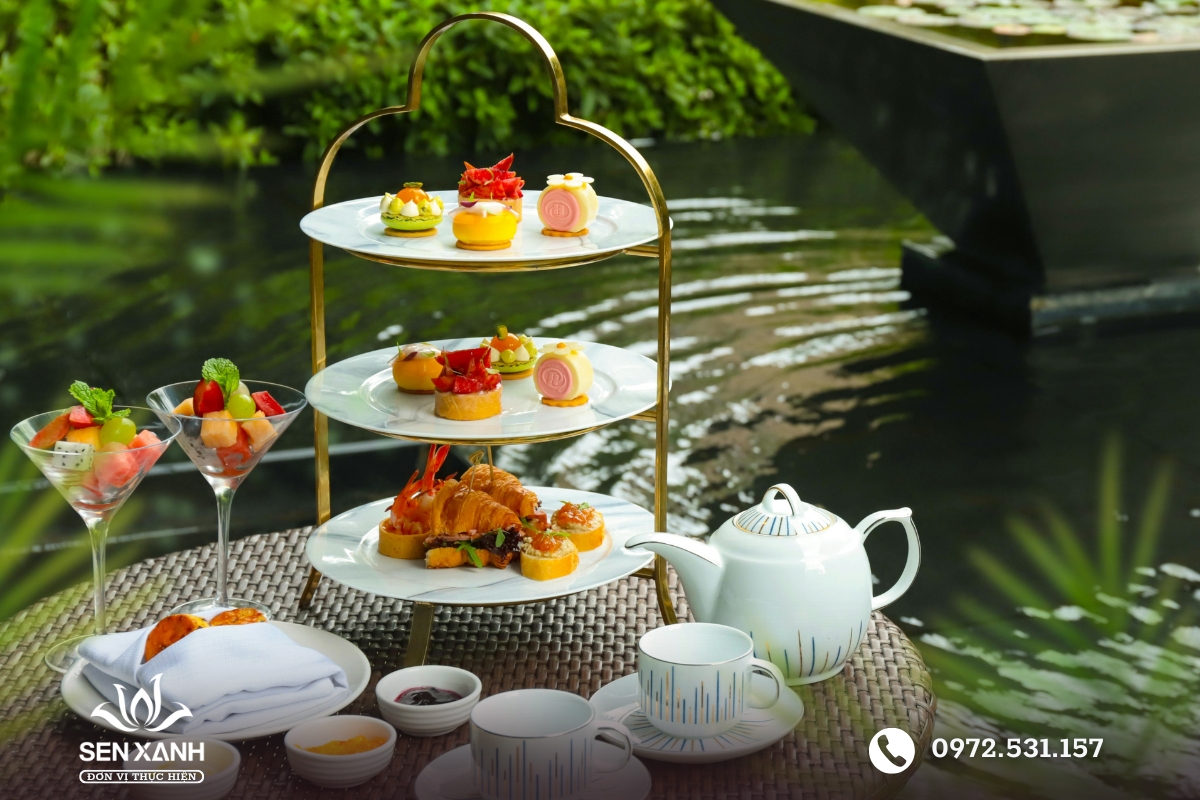 Tiệc teabreak phong cách hiện đại tinh tế Tiệc teabreak phong cách hiện đại tinh tế