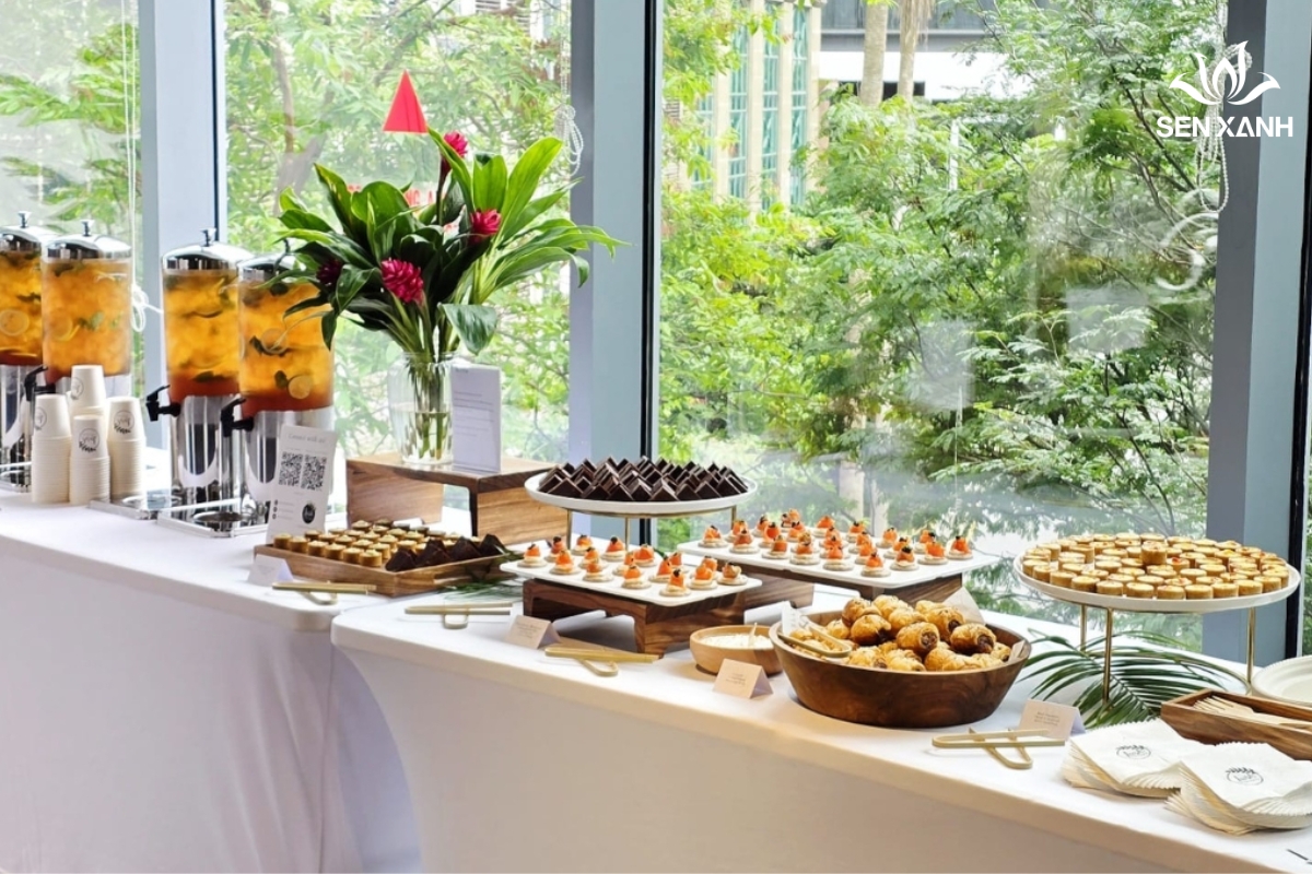Xu hướng trang trí bàn tiệc teabreak theo phong cách mới nhất