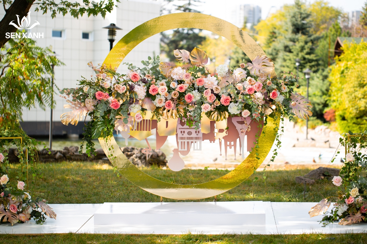 Cách tổ chức tiệc cưới ngoài trời tại Hà Nội 2025