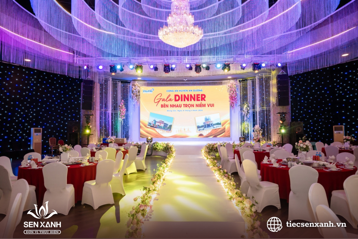 S&acirc;n khấu lung linh của buổi tiệc gala dinner