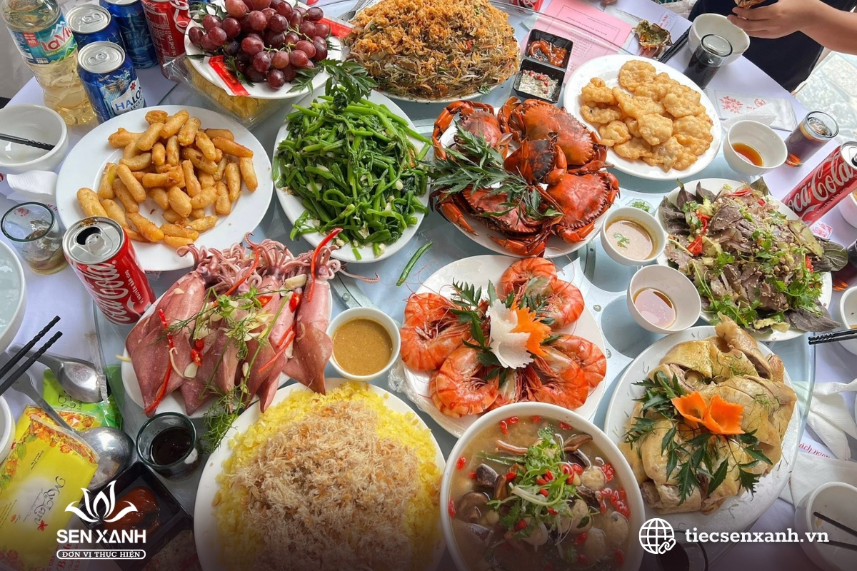 Year end party với thực đơn đa dạng hấp dẫn