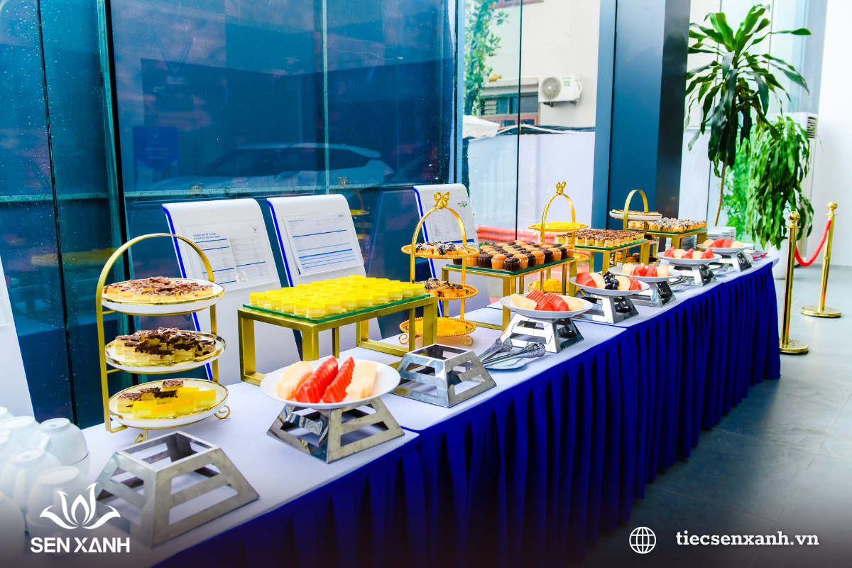 Tiệc teabreak tại lễ khai trương showroom