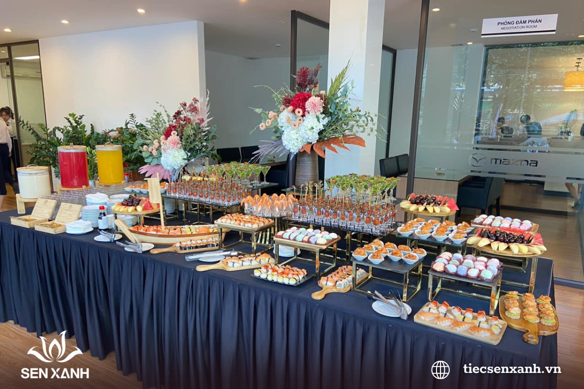 Tiệc Sen Xanh cung cấp catering sự kiện cao cấp